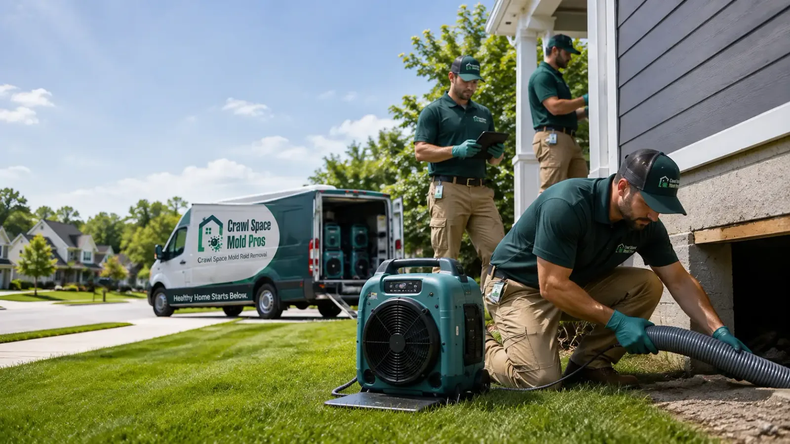 Crawl Space Mold Removal in Manton, MI